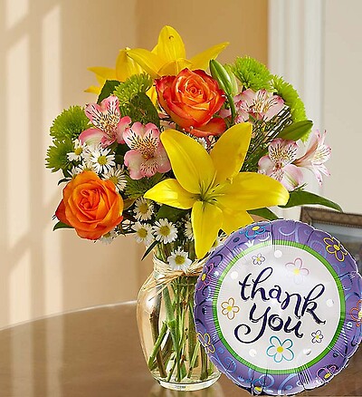 Fields of Europe  with Thank You Mylar