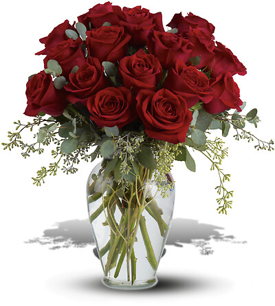 Loving Heart - 16 Premium Red Roses