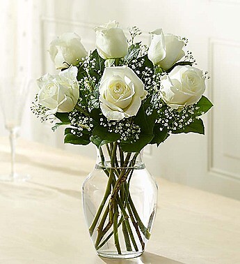Love&#039;s Embrace Roses White